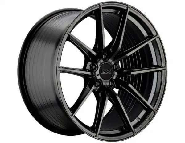 Jantes GK 716 FL Noir brillant, bronze matt, cristal argent