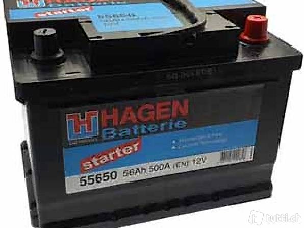  Batterie 12V/56Ah/500A LxBxH 242x175x175mm/B13/S:0