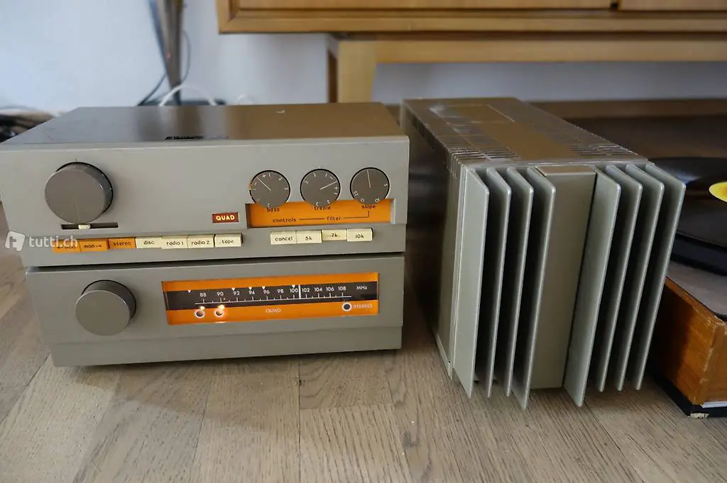Quad HIFI Serie 33 mit Verstärker 303 Vintage