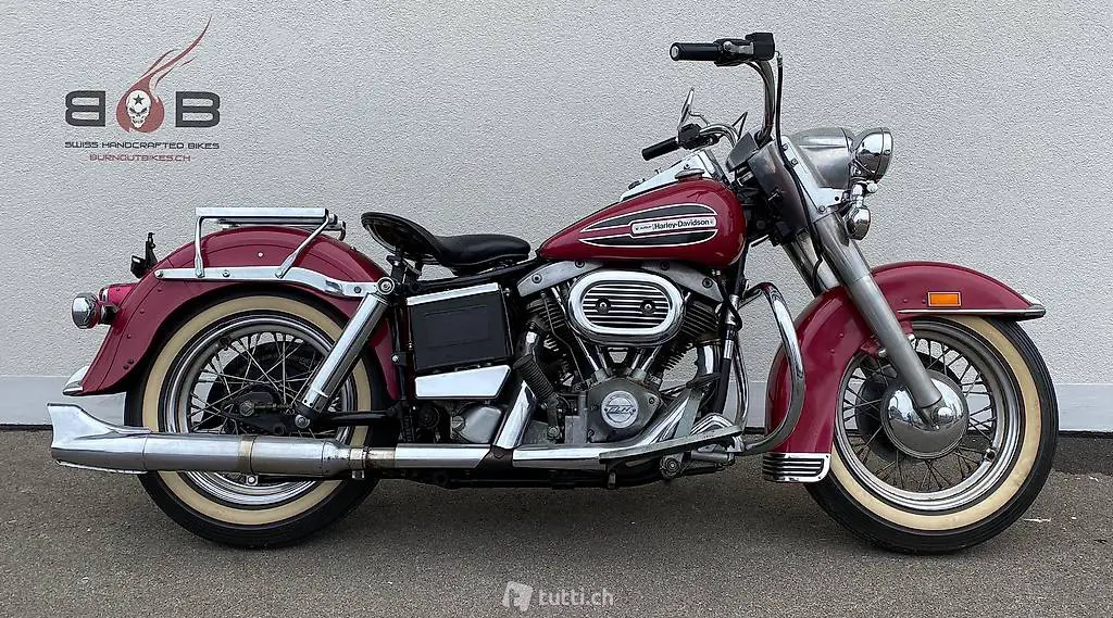  harley davidson flh shovelhead veteran oldtimer