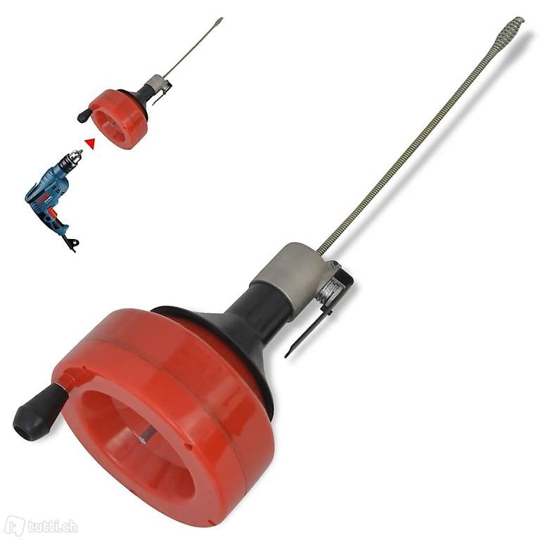  Rohrreinigungsmaschine Hand-/ Bohrbetrieben 8 m