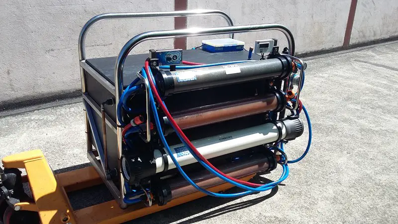 IONIC Osmose Solarpanel Gewächshaus Wintergarten Glas Solaranlage Panel Reinigung